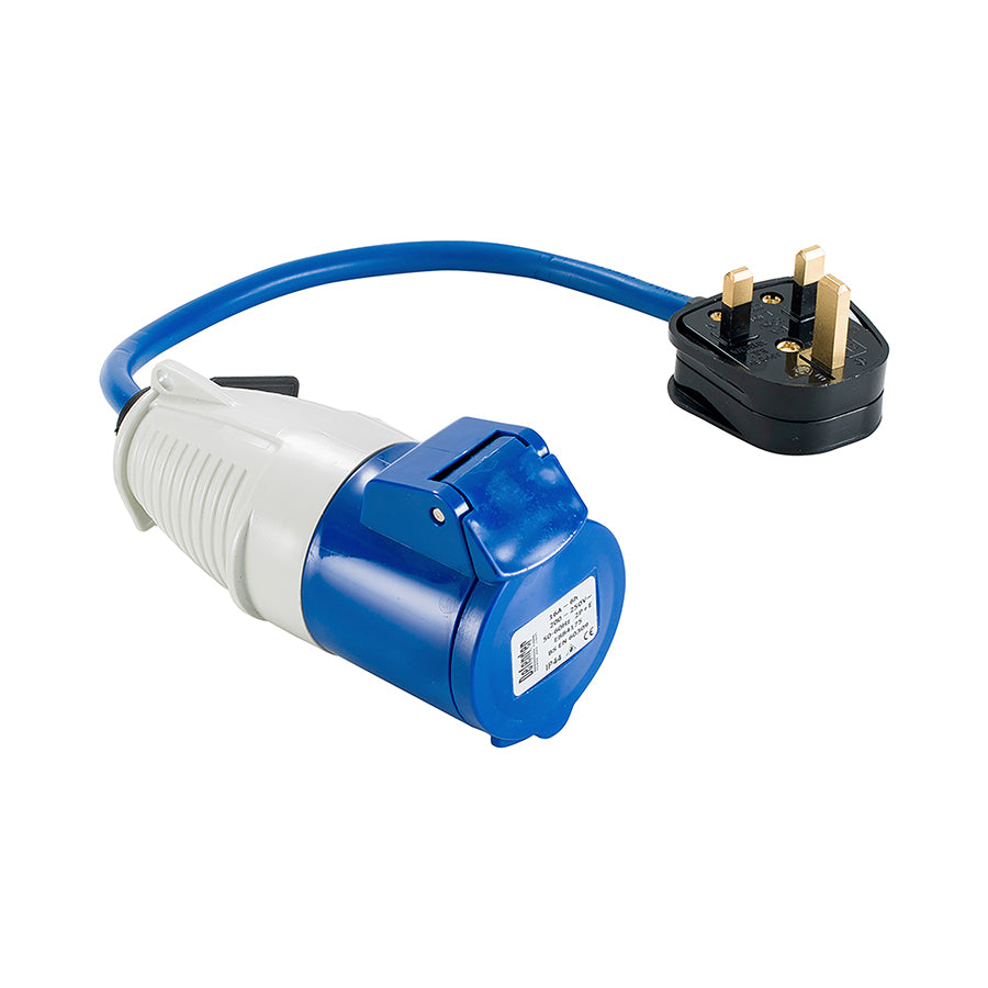 Defender 13-16A Fly Lead 240v - Clips & Threads