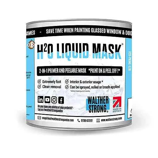 Walther Strong H2O Liquid Mask 1L- Dual Purpose Mask & Primer